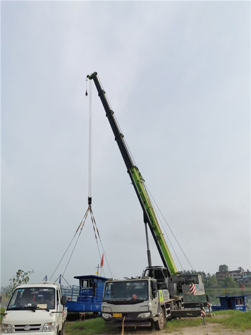 安次区桥梁建设吊装案例